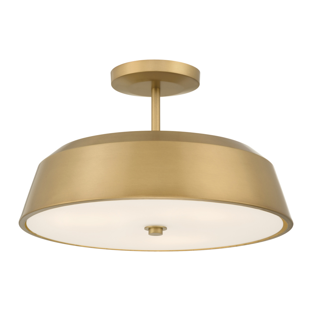Trellwyn 15" 3-Light Semi-Flush Mount