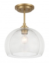 Minka-Lavery 2725-732 - Glint 12" 1-Light Convertible Semi Flush/Pendant