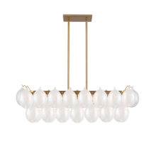 Artcraft AC11998WH - Globo Collection 8-Light Island/Pool Table Brass