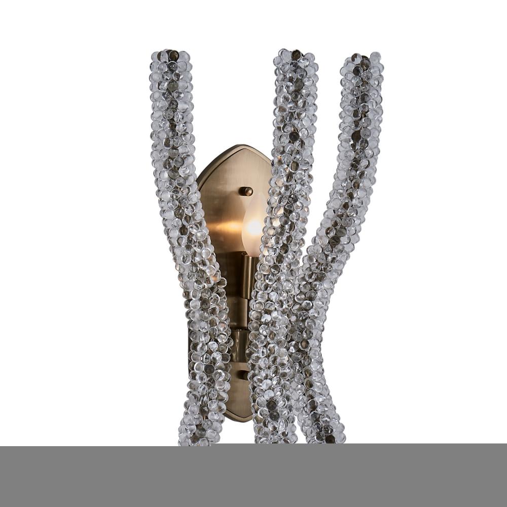 CORAL CLEAR WALL SCONCE