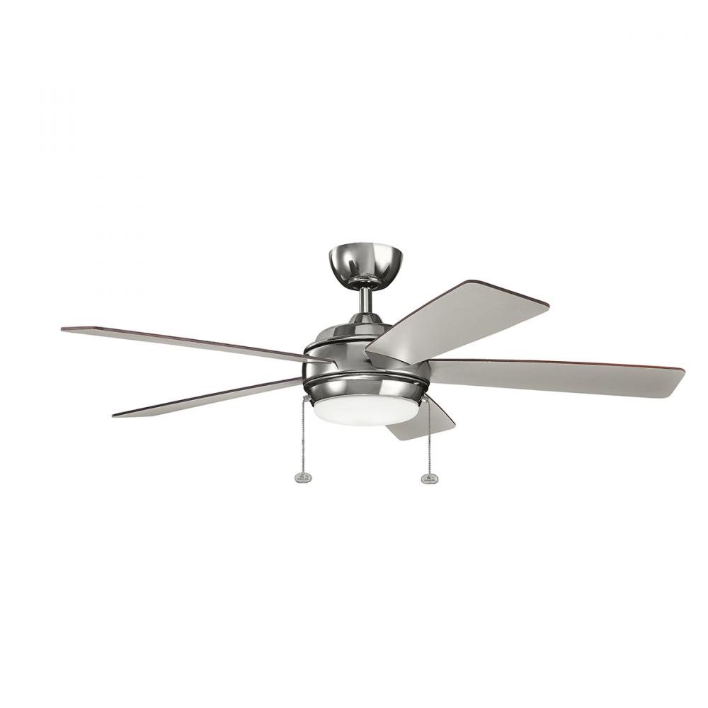 Starkk LED 52" Fan Polished Nickel