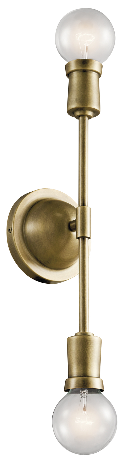 Armstrong 5" Wall Sconce Natural Brass