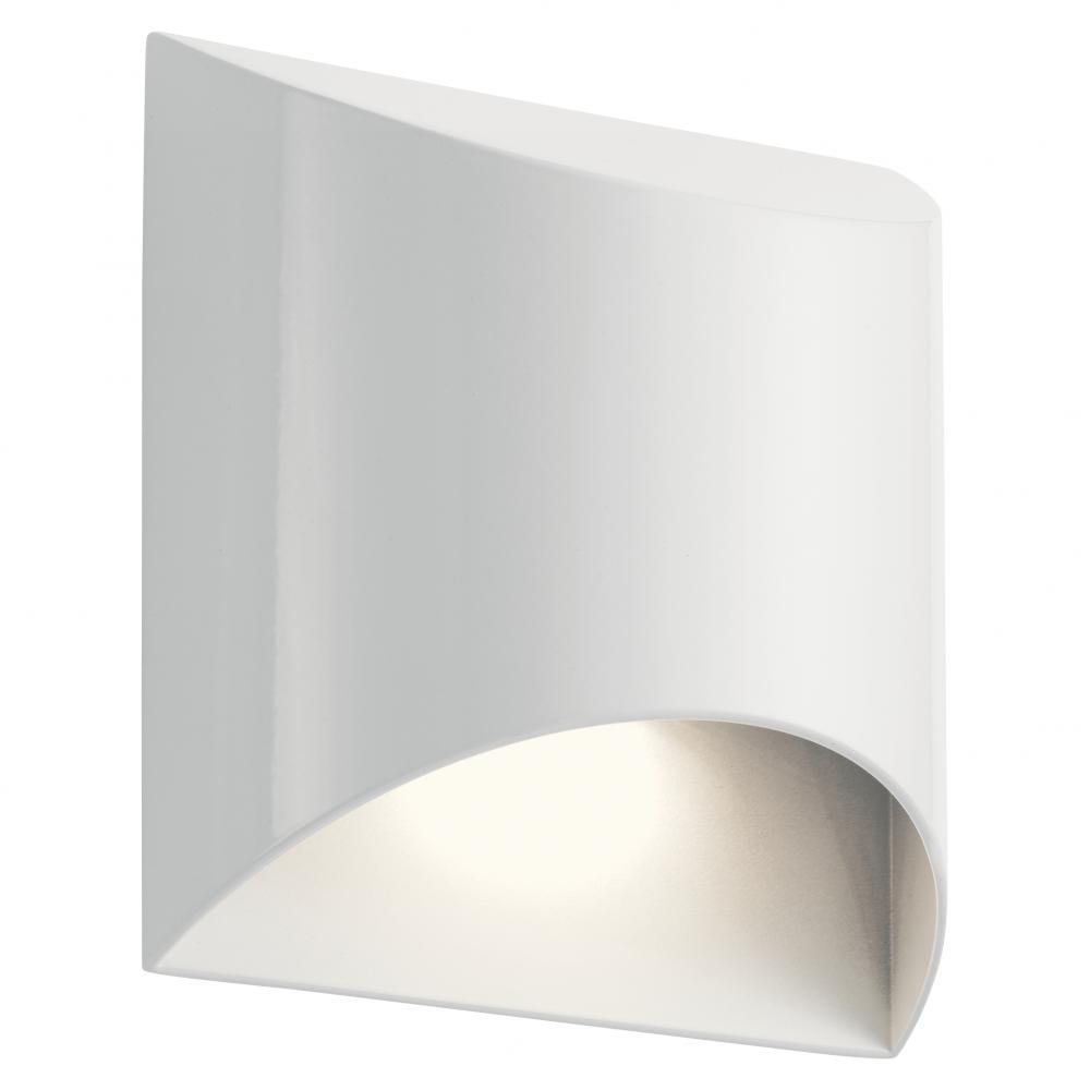 Wesley 1 Light LED Wall Light Architectural White