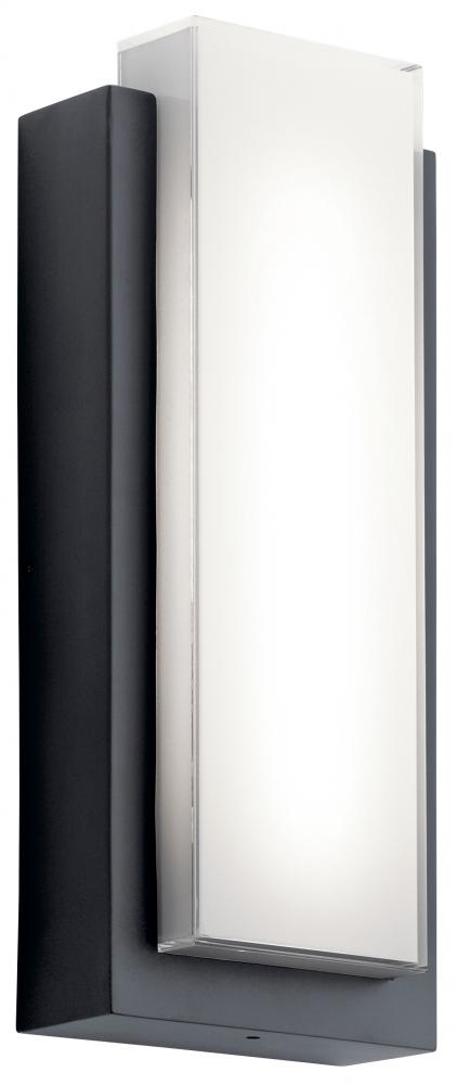 Dahlia 19" LED Wall Light Architectural Black