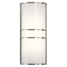 Kichler 11315NILED - 2 Light LED Wall Sconce Brushed Nickel