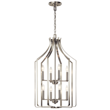 Kichler 42498NI - Morrigan 19" 8 Light Foyer Chandelier Brushed Nickel