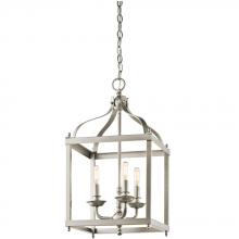 Kichler 42566NI - Larkin 22.25" 3 Light Pendant in Brushed Nickel