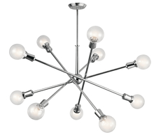 Kichler 43119CH - Armstrong 53.5" 10 Light Chandelier in Chrome