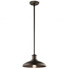Kichler 49982OZ - Allenbury 1 Light Convertible Pendant Olde Bronze