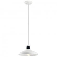 Kichler 49982WH - Allenbury 1 Light Convertible Pendant White