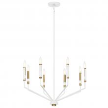 Kichler 52349WH - Armand 26 inch 8 Light Chandelier in White Finish
