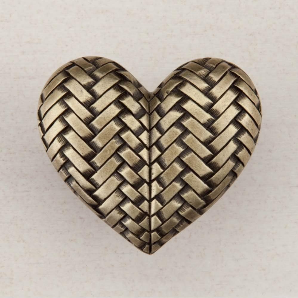 WOVEN HEART 1-1/2'' X 1-3/4''
