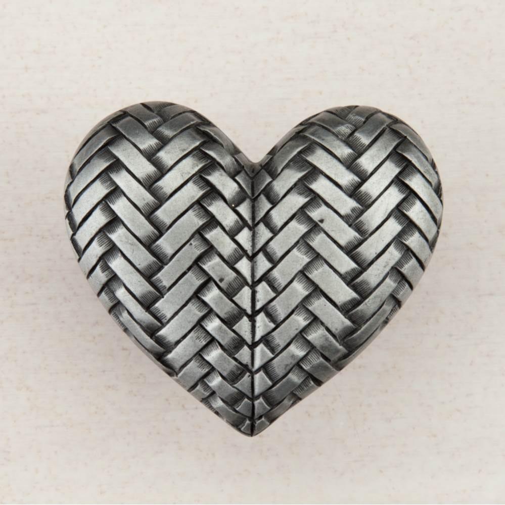 WOVEN HEART 1-1/2'' X 1-3/4''