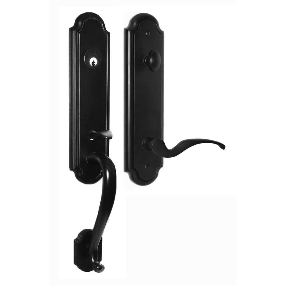 Single Cyl Handleset LH w/Lever