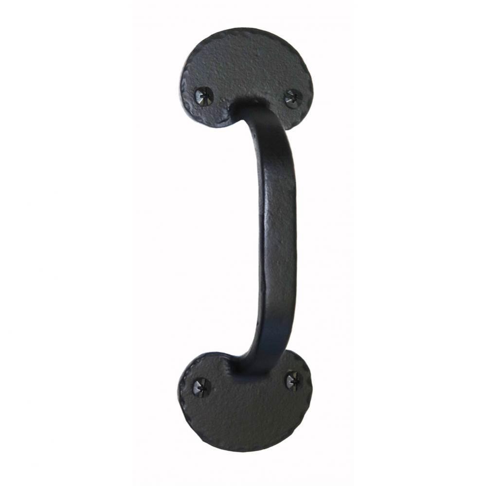 Cast Small Bean Door Pull, Black