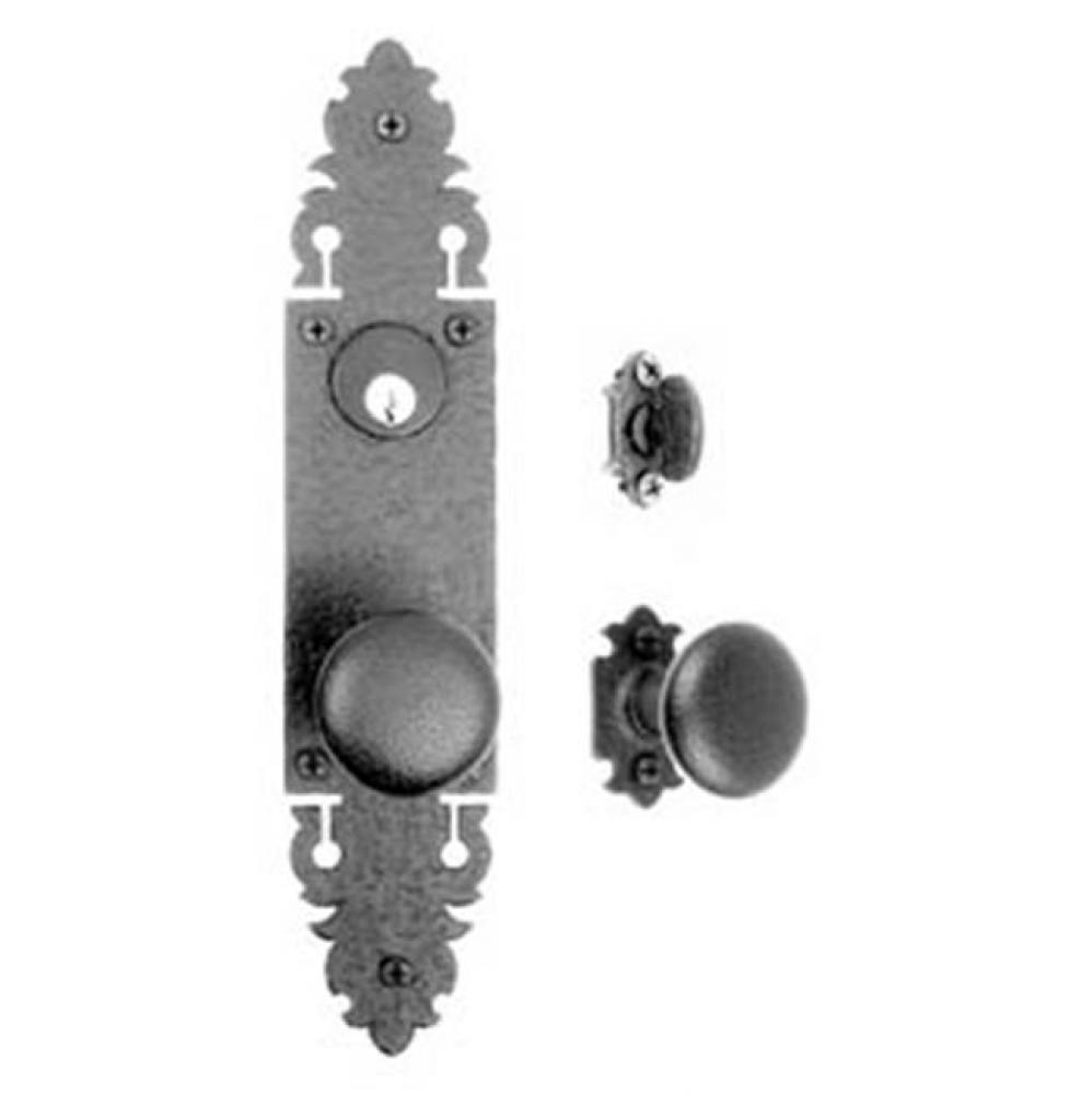 Escutcheon w/Knob Lockset