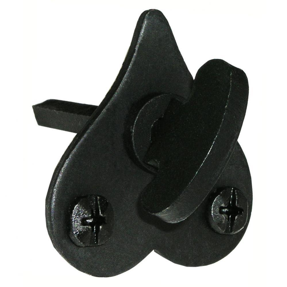 Heart Turnpiece, Smooth Iron