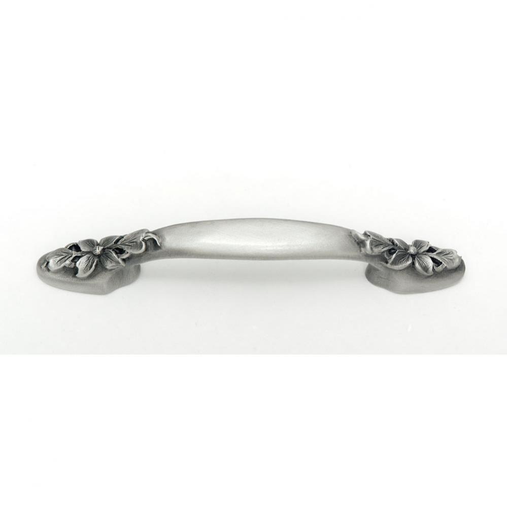 Dogwd/Leaf Drawer Pull - Pewter