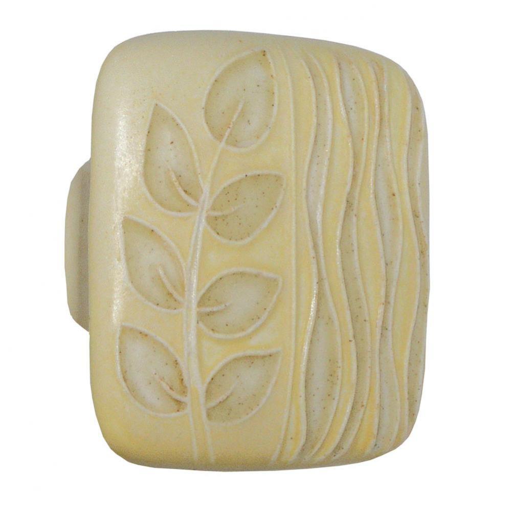 Lg Sq Yellow w/Gold Sea Grass