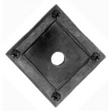 Acorn Manufacturing IRHBP - Iron Art Square Rose Passage, Black