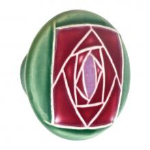 Acorn Manufacturing PR2YP - Lg Rd Green w/Sq Mauve Rose