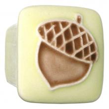 Acorn Manufacturing PSPYP - Sm Sq Yellow & Dk Brown Acorn