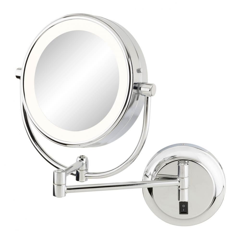 Neo Modern LED Lighted Wall Mirror - Hardwired