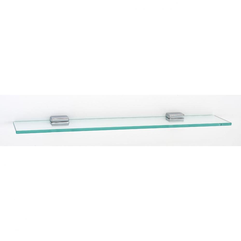 24'' Glass Shelf W/Brackets