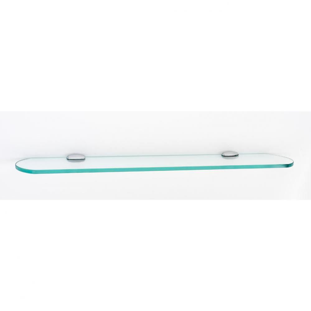 24'' Glass Shelf W/Brackets