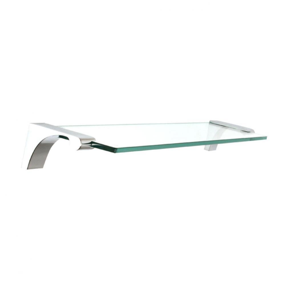 18'' Glass Shelf W/Brackets