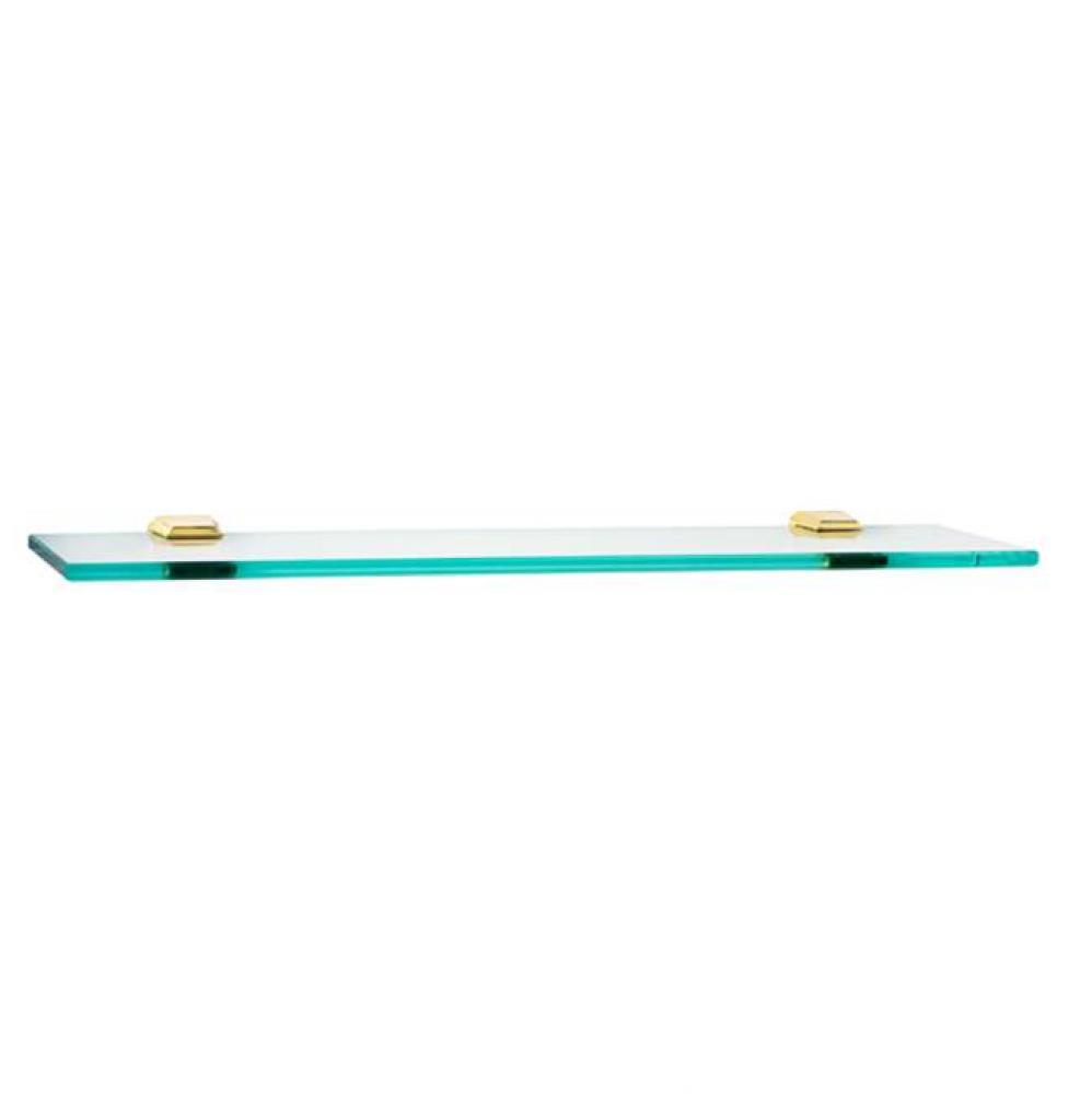 24'' Glass Shelf W/Brackets