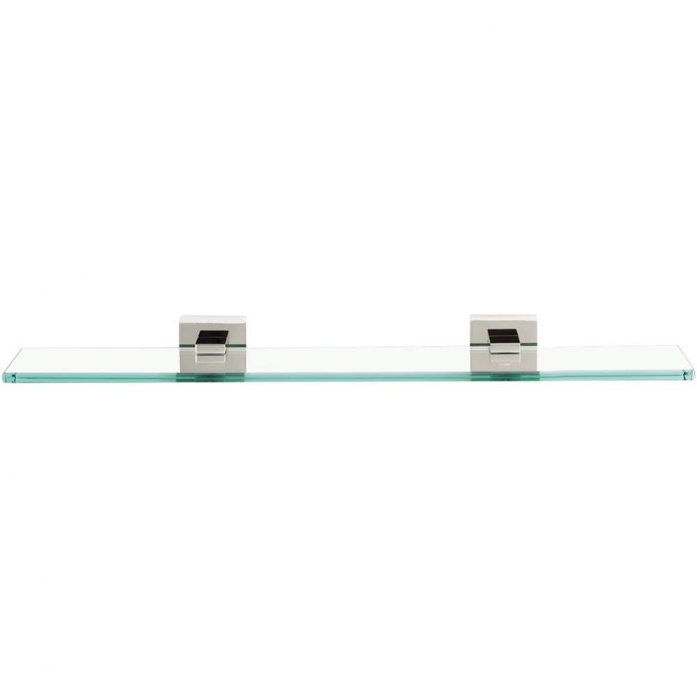 18'' Glass Shelf W/Brackets
