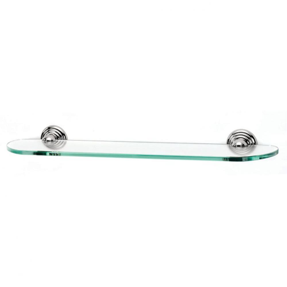 24'' Glass Shelf W/Brackets