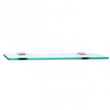 Alno A7950-18-PC - 18'' Glass Shelf W/Brackets