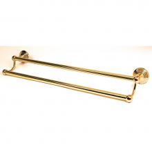 Alno A9025-24-PB/NL - 24'' Double Towel Bar