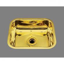 Alno B0100P.WB - Small Rectangular Bar Sink. Plain Pattern,  Undermount and Drop In