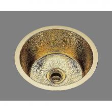 Alno B0400P.WB - Large Round Prep/Bar Sink. Plain Pattern, Undermount and Drop In