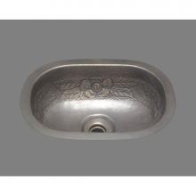 Alno B1014P.WC - Small Roval Bar Sink, Plain Pattern, Undermount and Drop In