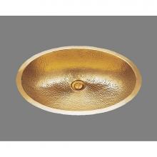 Alno B1519G.PB - Large Oval Lavatory, Garland Pattern, Undermount and Drop In