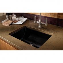 Alno P1218.U.WH - Barbie, Single Glazed, Large Rectangular Lavatory, Plain Bowl, Undermount