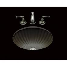 Alno P1317.D2.WH - Anita, Double Glazed, Fluted Lavatory, Overflow, Drop In