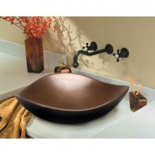 Alno Z1616P.V.ZP - Zascha, Black Underside Vessel, Plain, Overflow