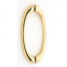 Alno G855-8-PB/NL - 8'' Back To Back Glass Door Pull