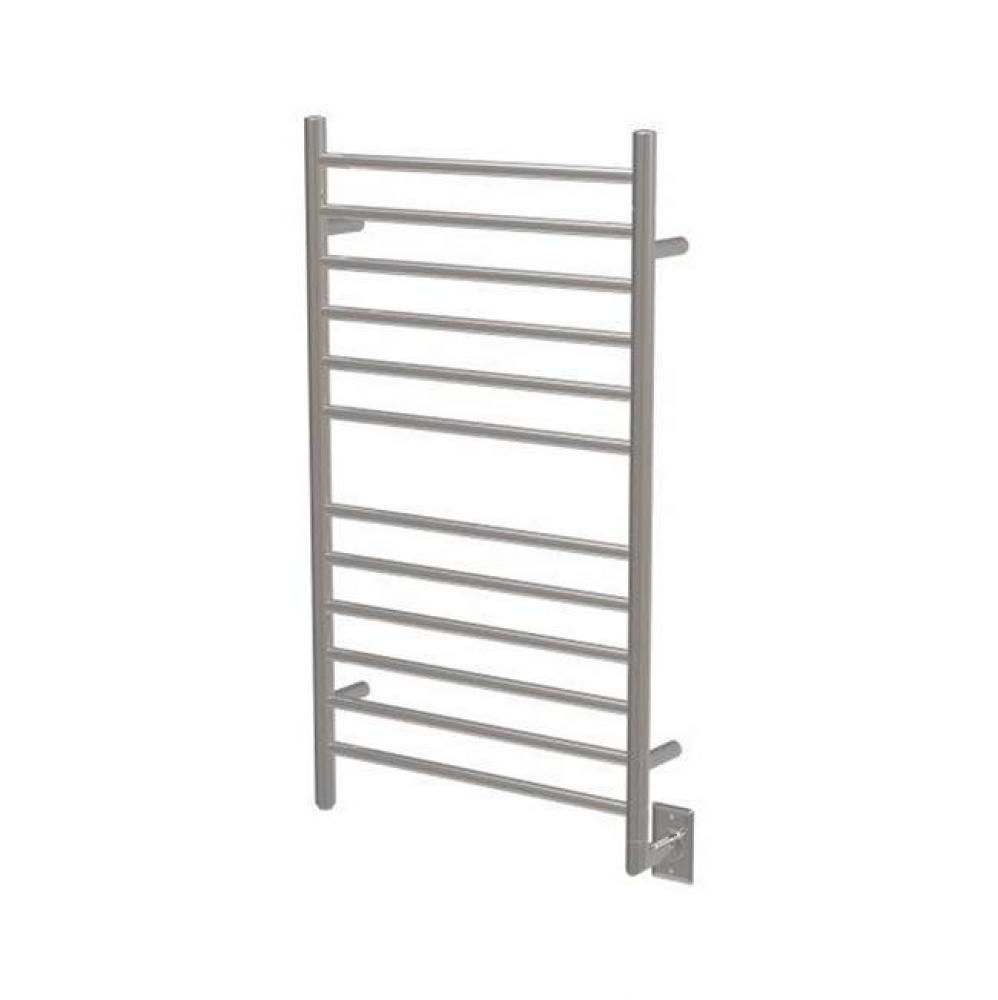 Radiant Large Hardwired + Plug-in Combo Straight 12 Bar Towel Warmer in Polished