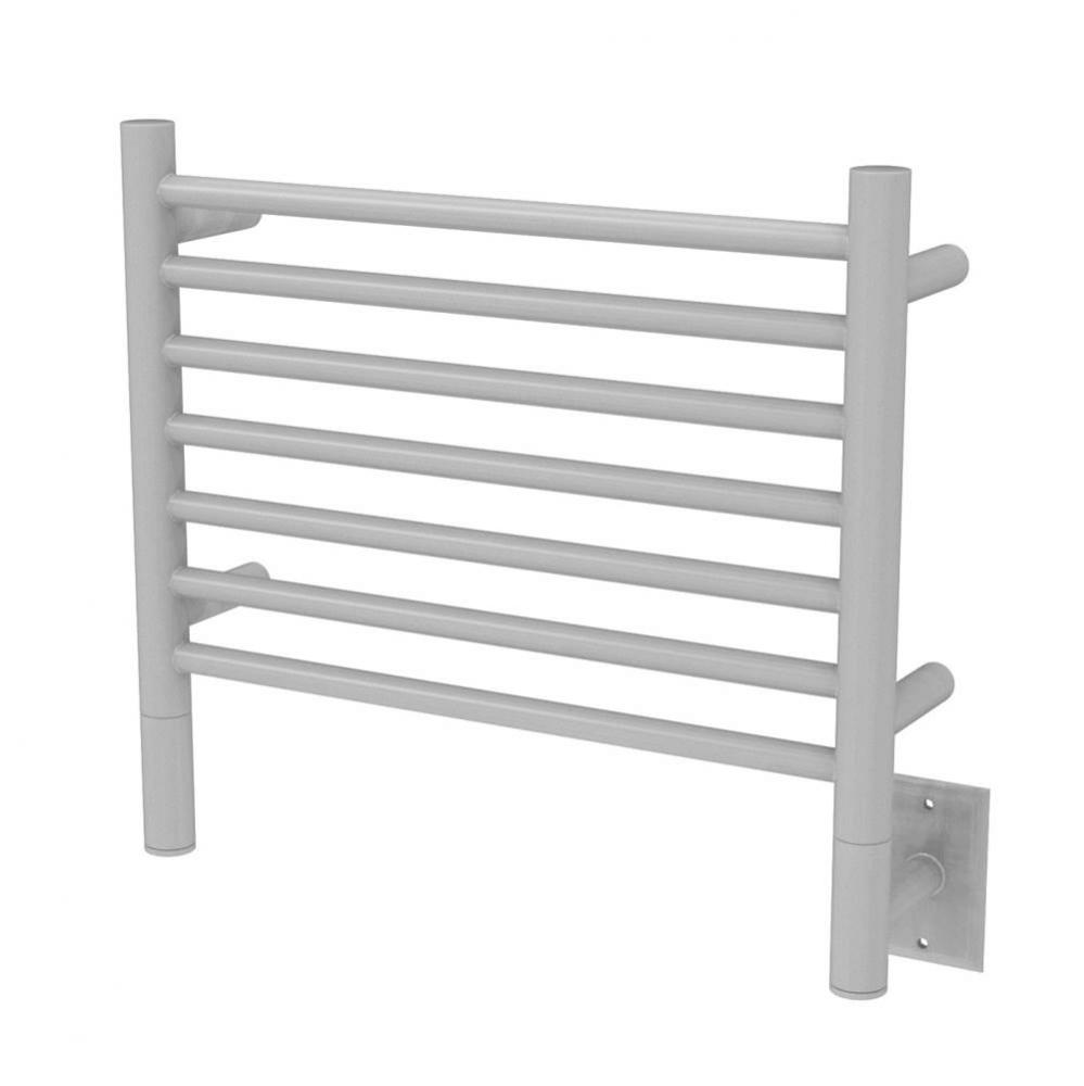Jeeves Model H Straight 16'' Wide 7 Bar Hardwired Towel Warmer in White