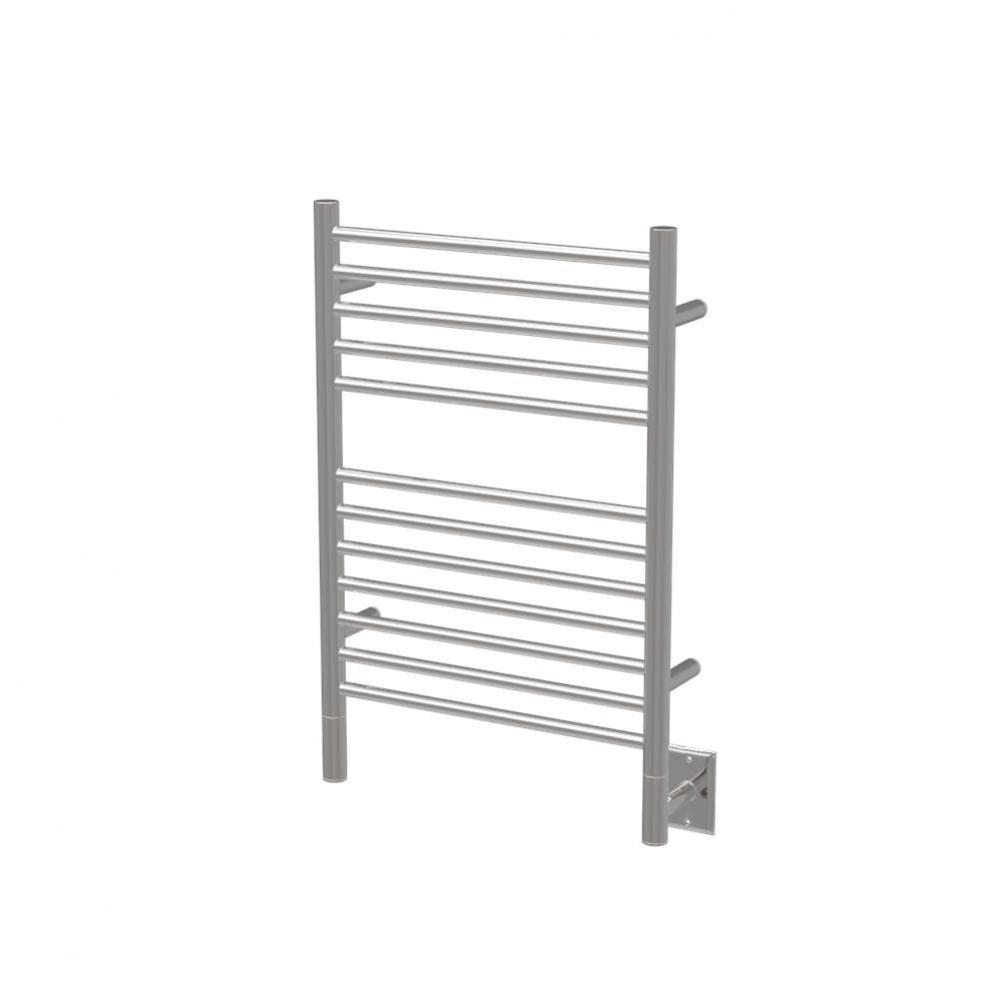 Jeeves Model E Straight 12 Bar Hardwired Towel Warmer in Polished