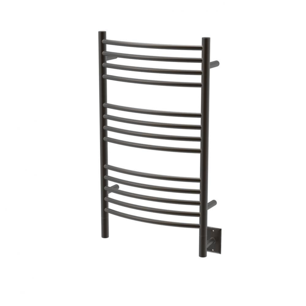 Jeeves Model C Curved 13 Bar Hardwired Towel Warmer in Oil Rubbed Bronze