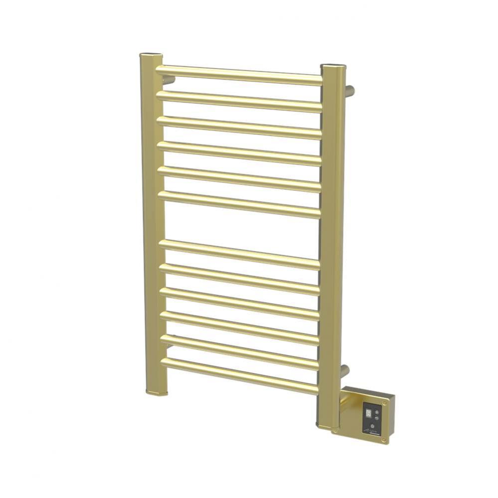 Amba Sirio 21-Inch x 33-1/4-Inch Towel Warmer, Satin Brass