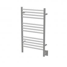 Amba Products CSP-24 - Jeeves Model C Straight 24'' Wide 13 Bar Hardwired Towel Warmer in Polished