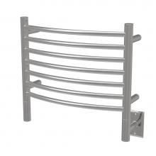 Amba Products HCP-24 - Jeeves Model H Curved 24'' Wide 7 Bar Hardwired Towel Warmer in Polished